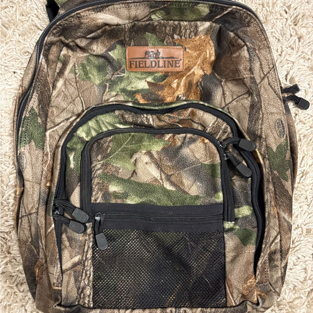 Fieldline Camouflage Backpack, EUC